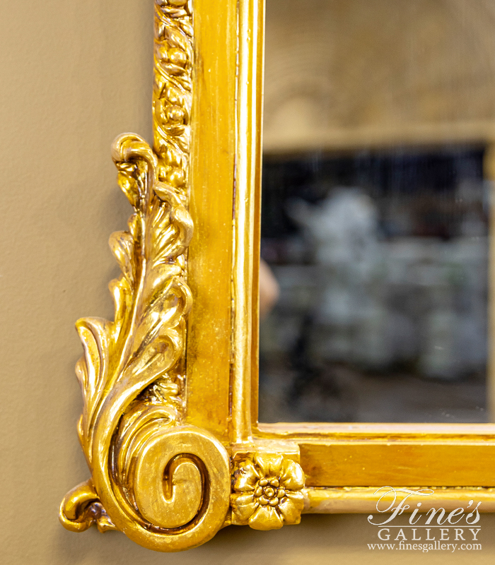 Mirror Mirrors  - Stunning Louis XV Gold Mirror  - MIRR-008